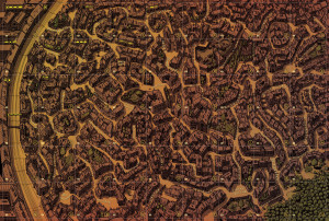 mapa Stínadel